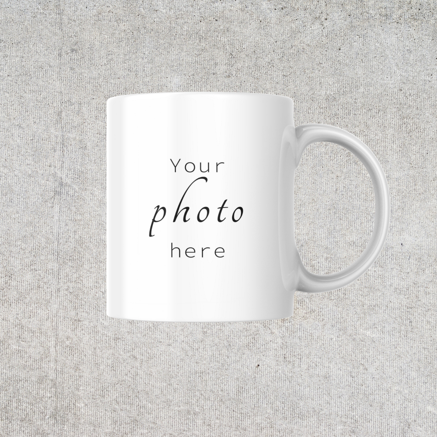 White Mug- Customized Photo