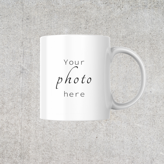 White Mug- Customized Photo